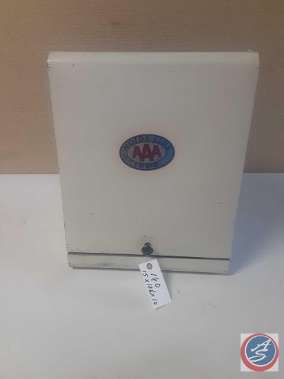 Vintage AAA Metal Box With dividers, Assorts Parts inside. 15X18.5X10....