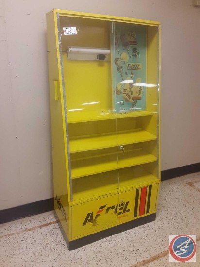 Vintage Display Cabinet Accel Lite does not come on,36X18X72.