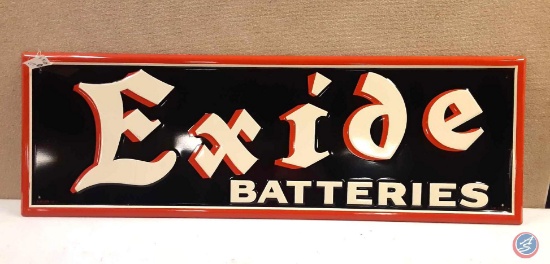 Exide Batteries Metal sign 48x16