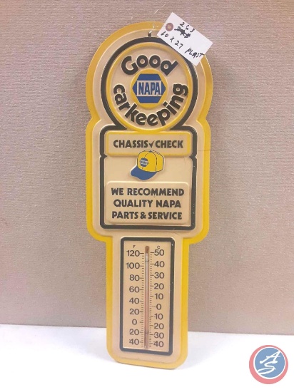 Good car Keeping Plastic sign thermometer...10x27