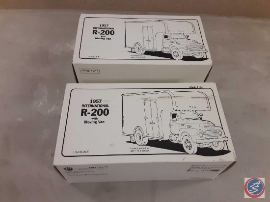 {{2X$BID}} (2) Mack Tractor & Trailer 1960 Model B-61 1/34 Scale With original Boxes,(2) Stock No.