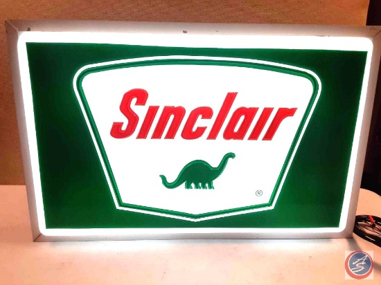 Sinclair Lighted Plastic sign 37.5x24x5.5
