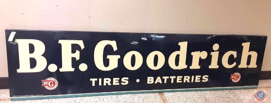 B.F.Goodrich Painted Metal Sign 120x29