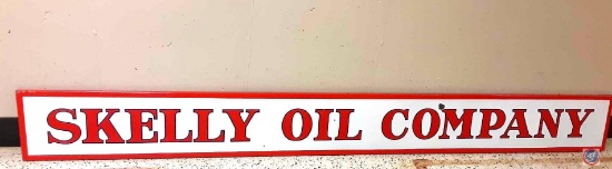 Skelly Oil Company Metal Porcelain sign 114x12