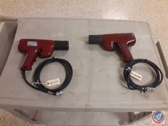 (2) Vintage Timing Lights, (1) Sun Timing Advance Unit...Model: U-112, (1) Sun 6-Pin TIming Light