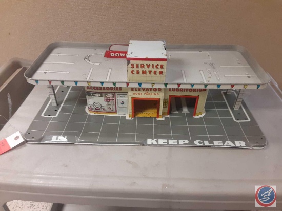 Vintage Service Center drive in play set