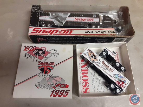 (2) Semi- Trucks (1) 2000 Collectors Edition, (1) 1920-1995 75 Years .