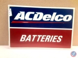 AC Delco Batteries Painted Metal Sign 36X24.