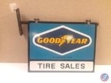 Goodyear Tire Sales two sided painted metal sign 24x18