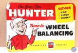 On your car tune in wheel balancing Painted Metal sign 39x27.