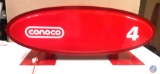 Conoco Lighted two sided plastic sign 441/2x181/2