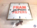 Fram Time to Change Filters Light up Clock...; 15x15x4.