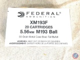 Ammo (100) Federal 5.56 M193 Ball 95Gr