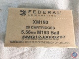Ammo (100) Federal 5.56 M193 Ball 55Gr