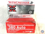 Ammo (59) Mixed - (50) Aquila 380 Auto 95Gr, (9) Winchester Super X 45 Colt 255Gr...