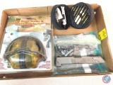 (1) Flat assorted Items; SB1442; FM Scan Radio & Electronic Hearing Protection NRR26, Ruger P345D,
