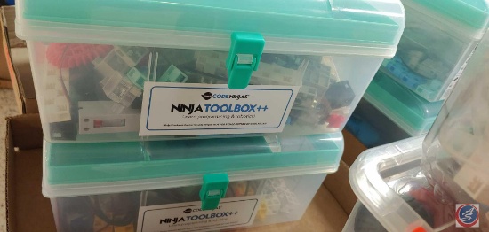(2) Flats (4total) Ninja Tool Box Learning Programming & Robotics.