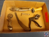 (1) Flat of assorted vintage tools; CLAMP ?BERNARD? Pliers; Mechanical Div. Omaha Nebraska.