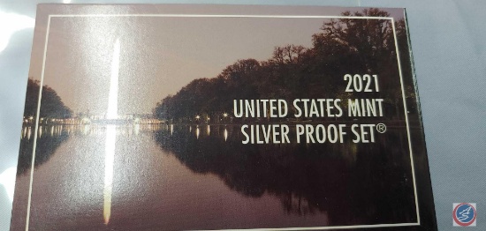 2021 UNITED STATES MINT SILVER PROOF SET CERTIFICATE OF AUTHENTICITY