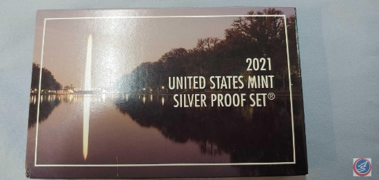 2021 UNITED STATES MINT SILVER PROOF SET CERTIFICATE OF AUTHENTICITY...