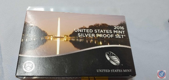 2016 UNTIED STATES MINT SILVER PROOF SET CERTIFICATE OF AUTHENTICITY W/ PRESIDENTIAL SET...