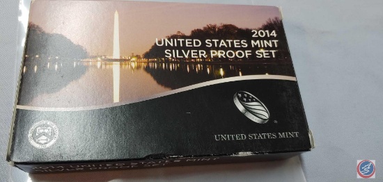 2014 UNITED STATES MINT SILVER PROOF SET... CERTIFICATE OF AUTHENTICITY W/ PRESIDENTIAL SET...