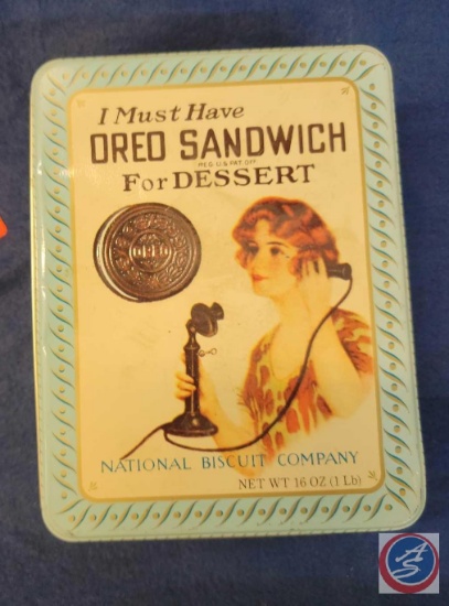 I Must Have Oreo Sandwich for Dessert - National Biscuit Company Tin