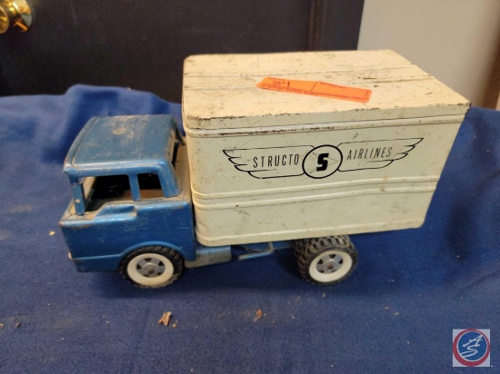 Vintage Structo Airlines Toy Box Truck