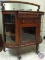 Antique Hutch With Curved Glass on both sides; Approx. 42