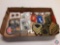 Assorted Military Patches, Pins, and Dog Tags