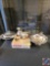 (2) Sliver Plated Serving Dishes, (1) Silver Plated Cup, Silver Plated Sugar bowl, Creamer,(1) Wm A