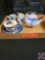 (1) Flat of assorted China to many to list; tea pots , tea cup and saucers.
