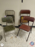 (4) Folding Chairs.