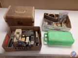 Cassette Tapes, Staplers, Tape Dispensers, Picture Hangers (monkey hooks), 12 volt Air Pump