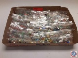 (1) Flat of Assorted Marbles.