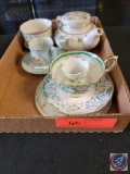 (1) Flat of assorted china items to many to list, Cup & Saucer, Tea Pot,etc.....
