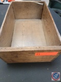 Wood Box approx measurements are: 10