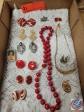 (1) Flat of assorted Jewelry