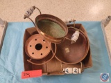 Copper pots and pans...