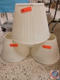3 assorted sizes lamp shades
