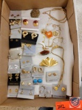 assorted most new earrings and costume jewlery...