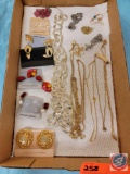 misc box of costume jewelry ...