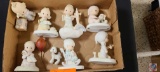 (1) Flat of Assorted Precious Moments Figurines.