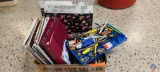 (1) Tote of Assorted Office Supplies, Notebooks, folders.
