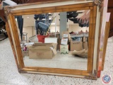 large framed mirror 40 w x 31 tall...