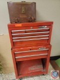 misc. Accordian type file, with metal type standing... tool box 26 x 46 tall x 12 deep ...