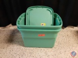 2 totes with lids