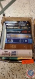 (6) Boxes of assorted books...