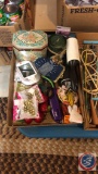 Assortment... of Knitting needles, decor stickers misc stuff to much to list.