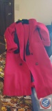 (5) Long Women's Coats Medium in size 12. One Short Jacket.